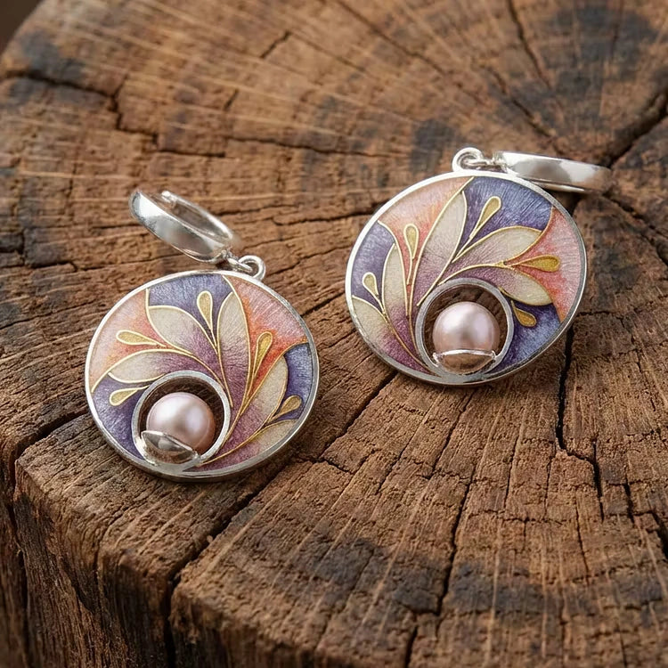 Aoaome Acrylic with Pearls Earrings