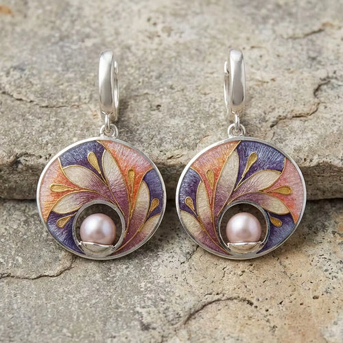 Aoaome Acrylic with Pearls Earrings