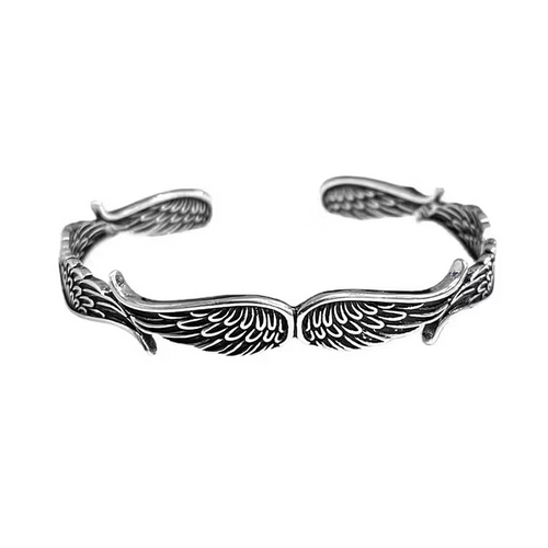 Aoaome Angel Wings Vintage Style Sterling Silver Bracelets