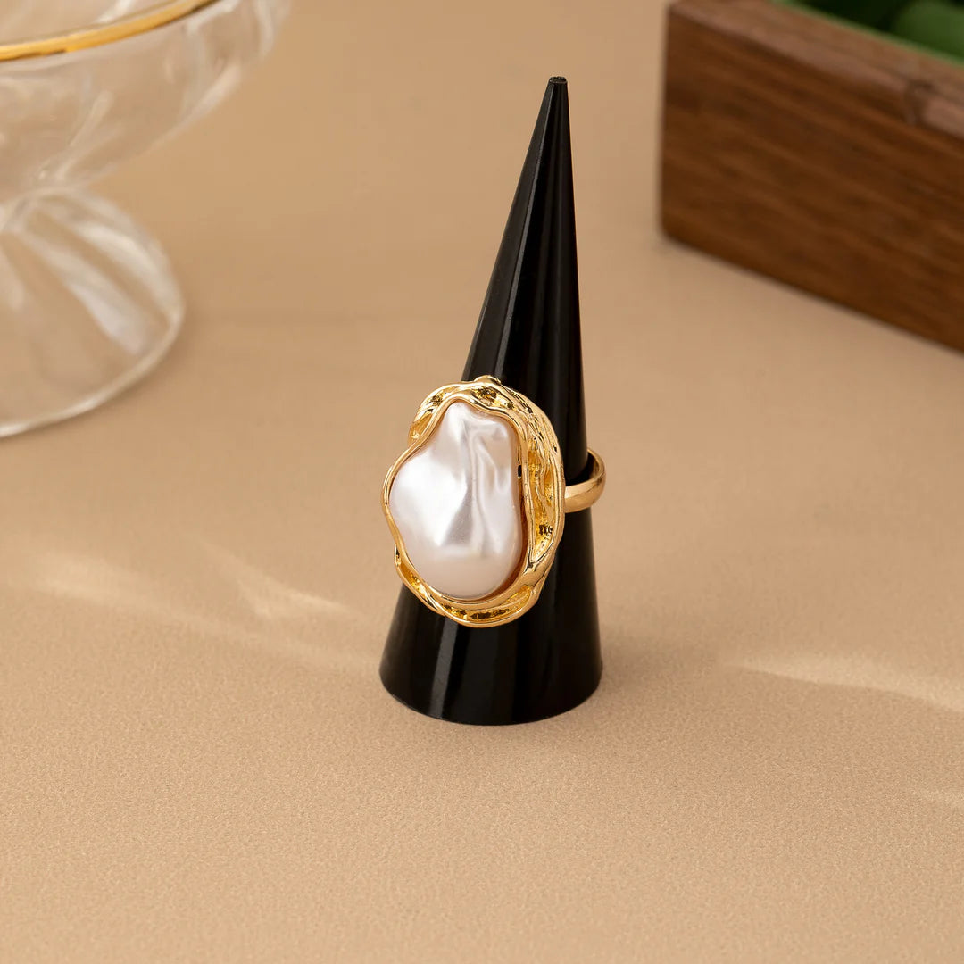 Aoaome Baroque Pearl and Metal Pendant Necklace Sets