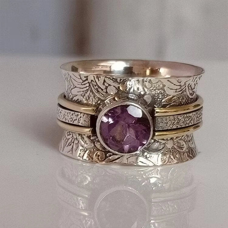 Aoaome Bohemian Crystal Meditation Rings