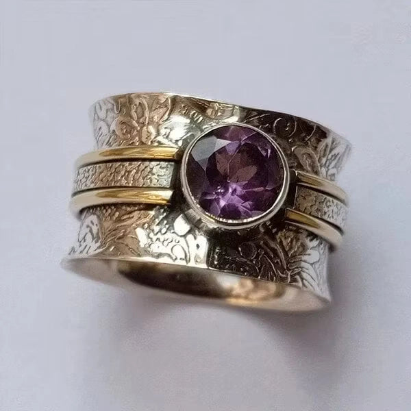 Aoaome Bohemian Crystal Meditation Rings