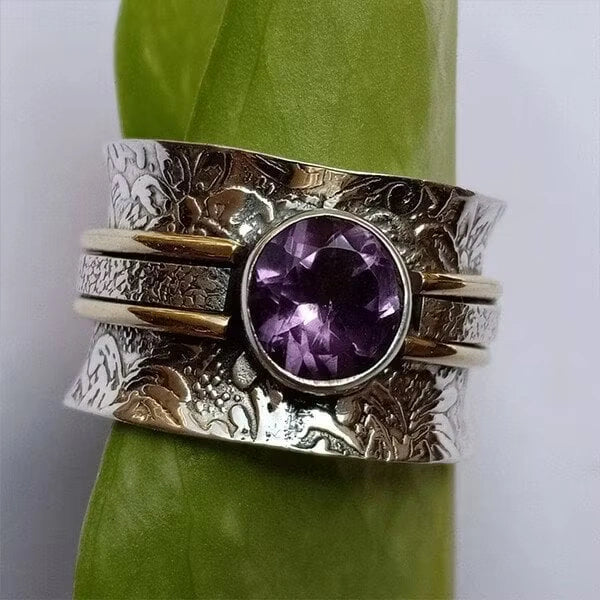 Aoaome Bohemian Crystal Meditation Rings
