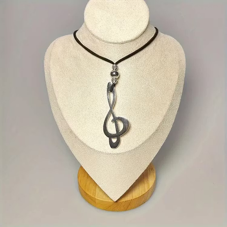 Aoaome Boho Musical Note Shape Pendant Necklaces