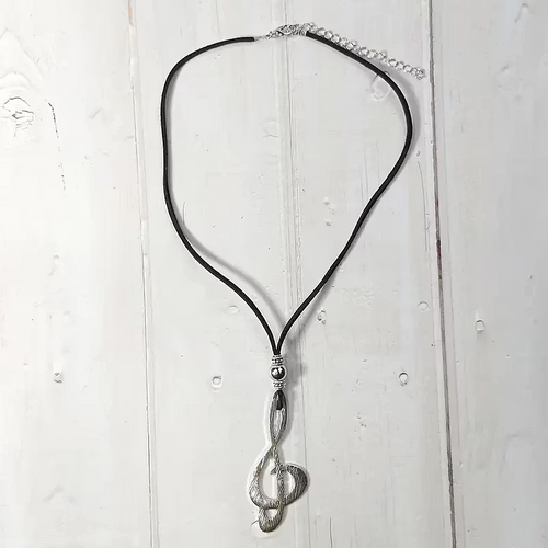 Aoaome Boho Musical Note Shape Pendant Necklaces