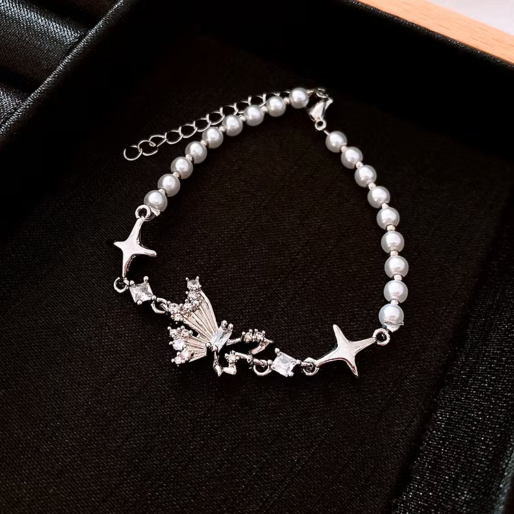Aoaome Butterfly Four Star Pearl Bracelets