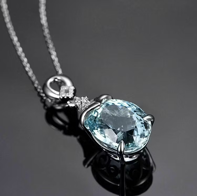 Aoaome Carat Aquamarine Necklaces