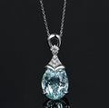 Aoaome Carat Aquamarine Necklaces