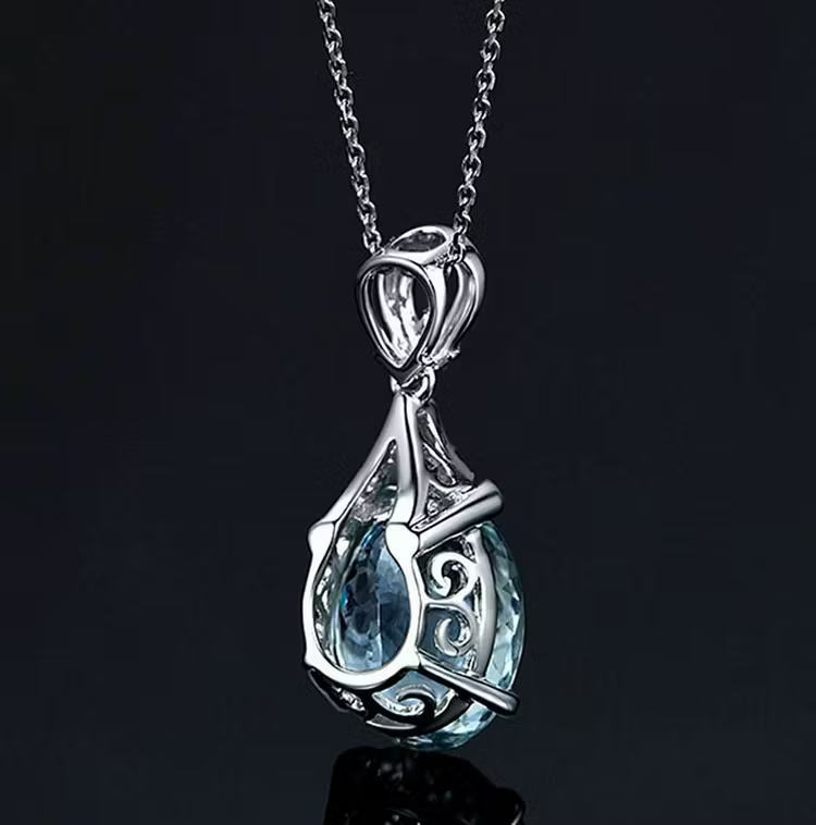 Aoaome Carat Aquamarine Necklaces