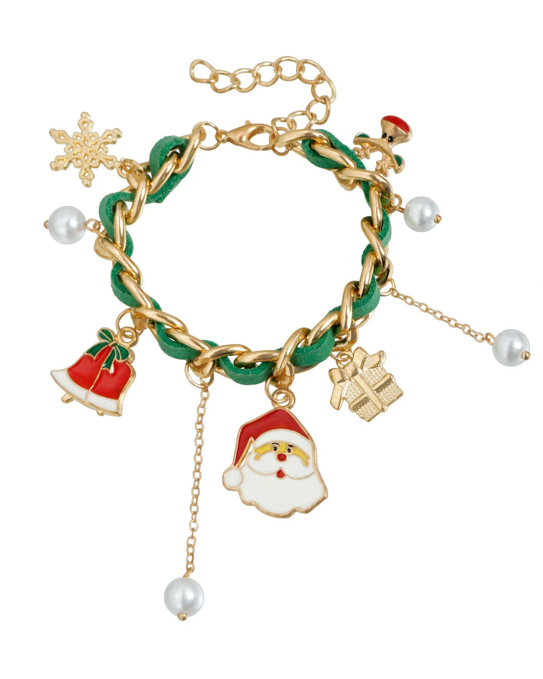 Aoaome Christmas Ribbon Braided Fashion Party Necklaces And Bracelets
