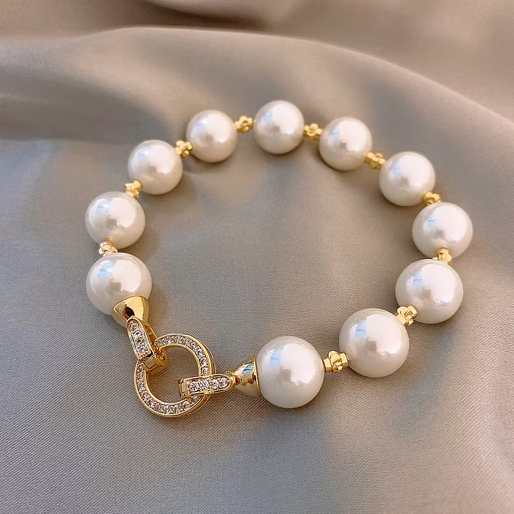Aoaome Circle Pearl Bracelets