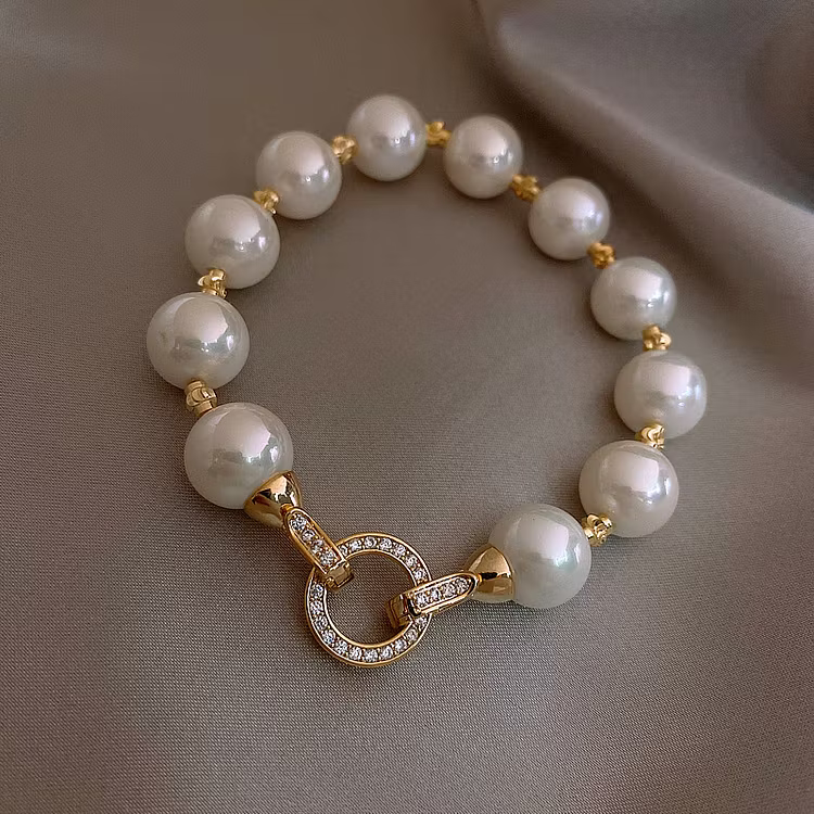 Aoaome Circle Pearl Bracelets