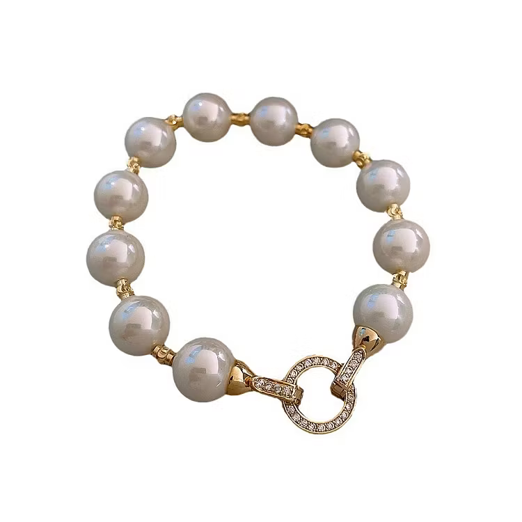 Aoaome Circle Pearl Bracelets