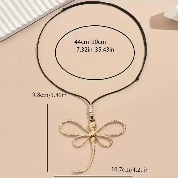 Aoaome Classic Style Dragonfly Pendant Necklaces