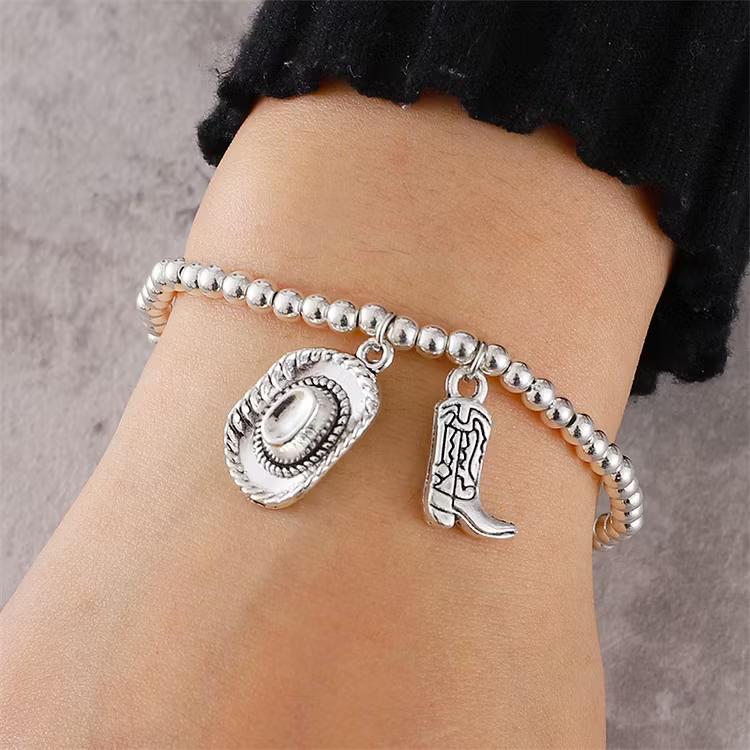 Aoaome Cowboy Boots Bracelets