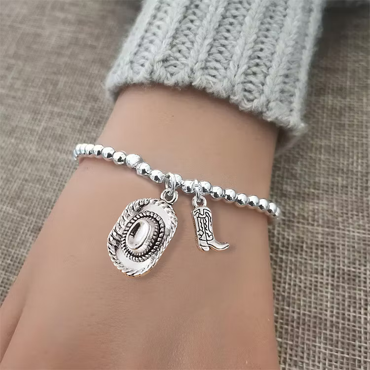 Aoaome Cowboy Boots Bracelets