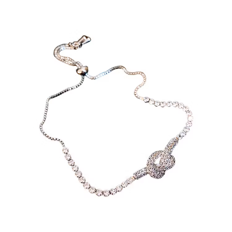 Aoaome Cross Zircon Knot Adjustable Bracelets
