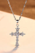 Aoaome Cross Zirconia Necklaces