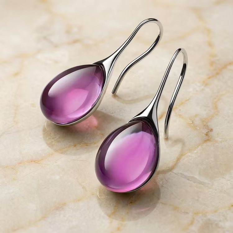 Aoaome Crystal Drop in Gold and Silver Earrings