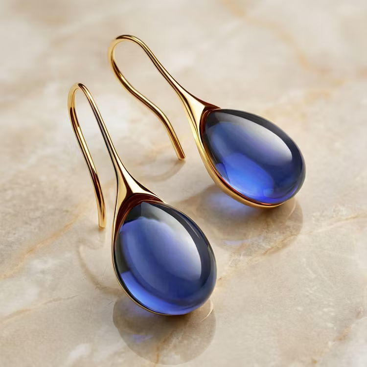 Aoaome Crystal Drop in Gold and Silver Earrings