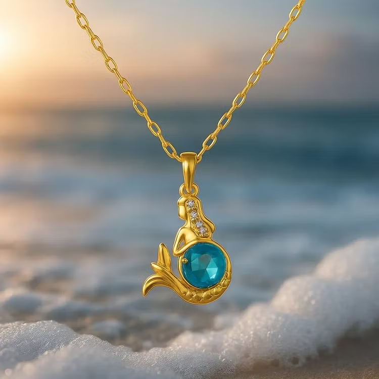 Aoaome Dolphin Necklaces