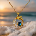 Aoaome Dolphin Necklaces