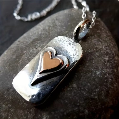Aoaome Double Love Retro Necklaces