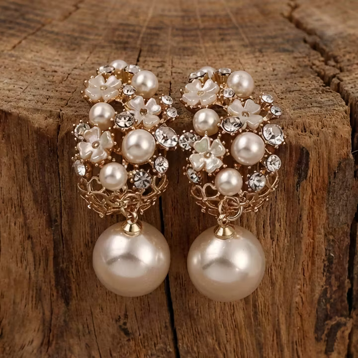 Aoaome Elegant Beautiful Pearl Earrings