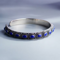 Aoaome Ethnic Style Sapphire Open Bracelets