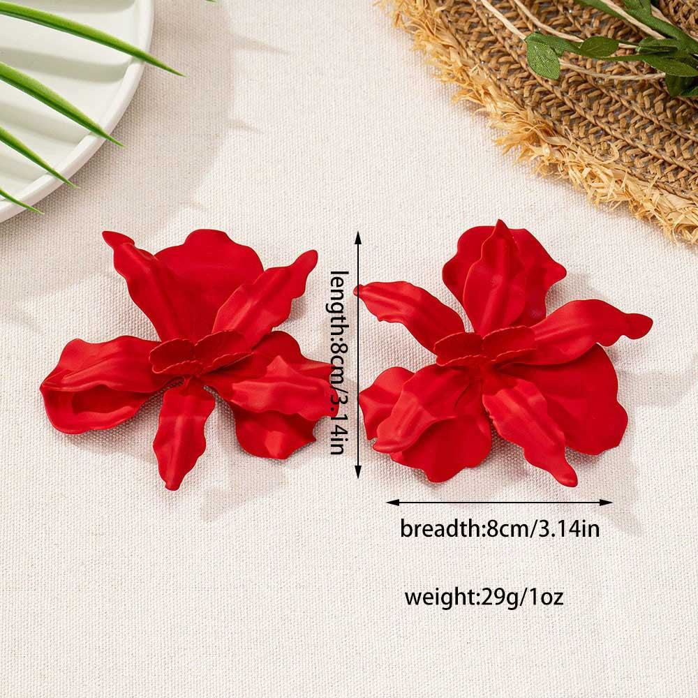 Aoaome Fashionable Petal Earrings