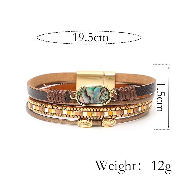 Aoaome Forest Series Multi-layer Leather Bracelets