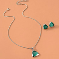 Aoaome Geometric Cat Eye Necklaces