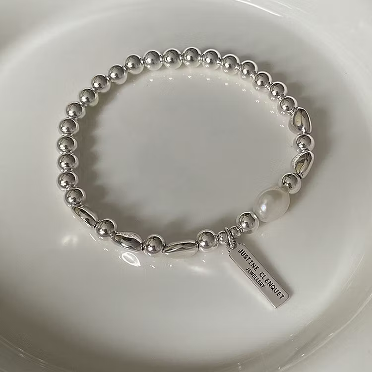 Aoaome Geometric Rectangular Pearl Bracelets