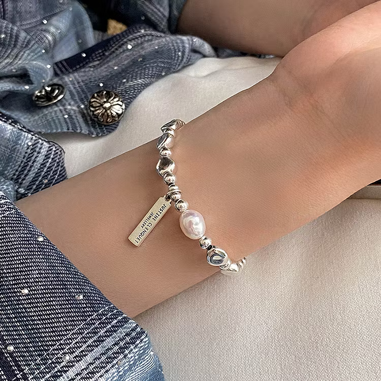 Aoaome Geometric Rectangular Pearl Bracelets