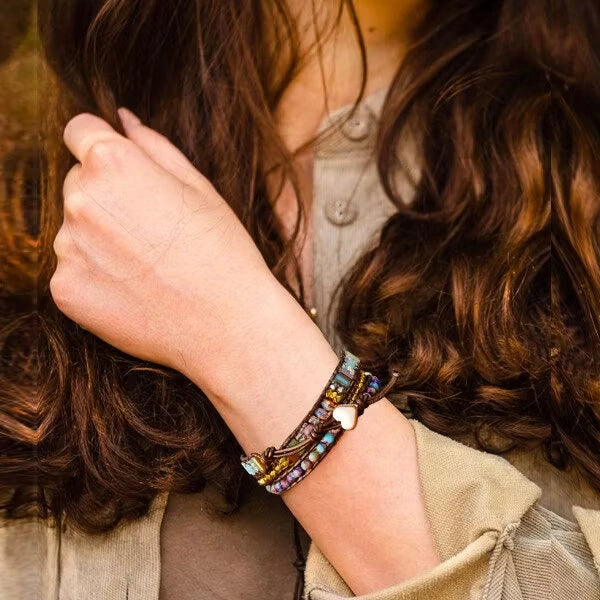 Aoaome Imperial Heart Protection Wrap Adjustable Bracelets