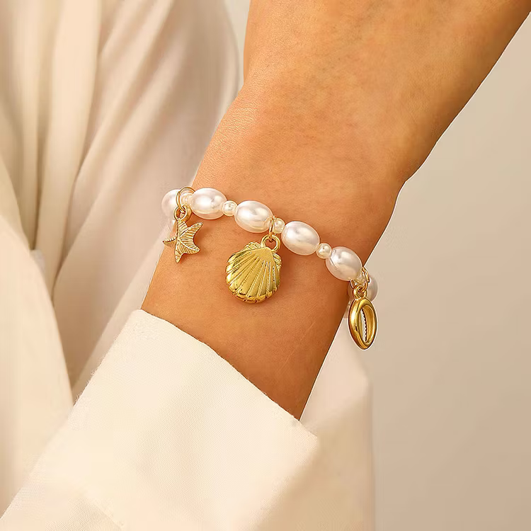 Aoaome Irregular Pearl Bracelets
