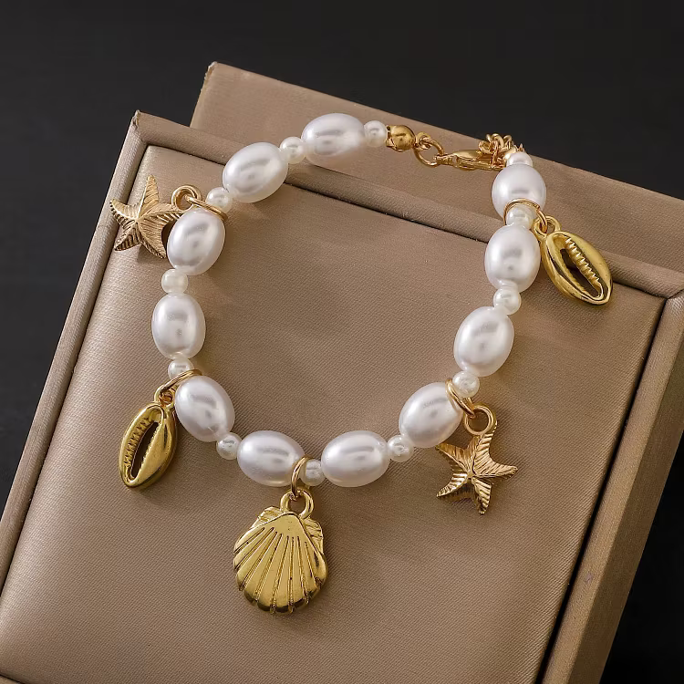 Aoaome Irregular Pearl Bracelets