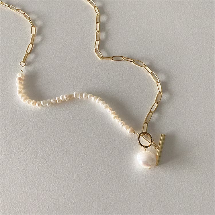 Aoaome Irregular Pearl Necklaces