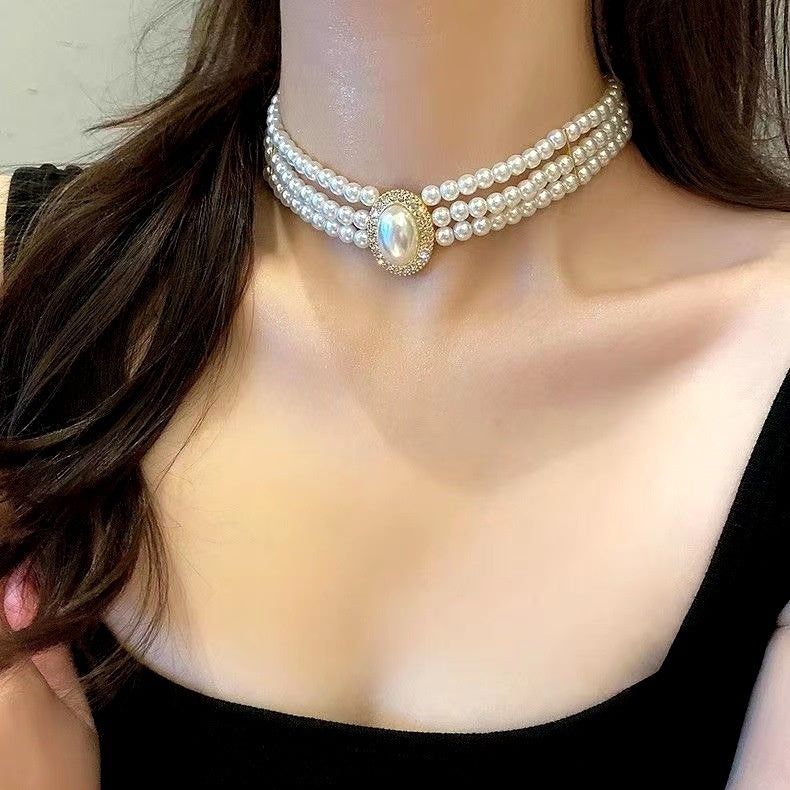 Aoaome Irregular Pearl Necklaces