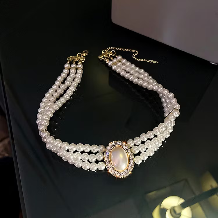 Aoaome Irregular Pearl Necklaces