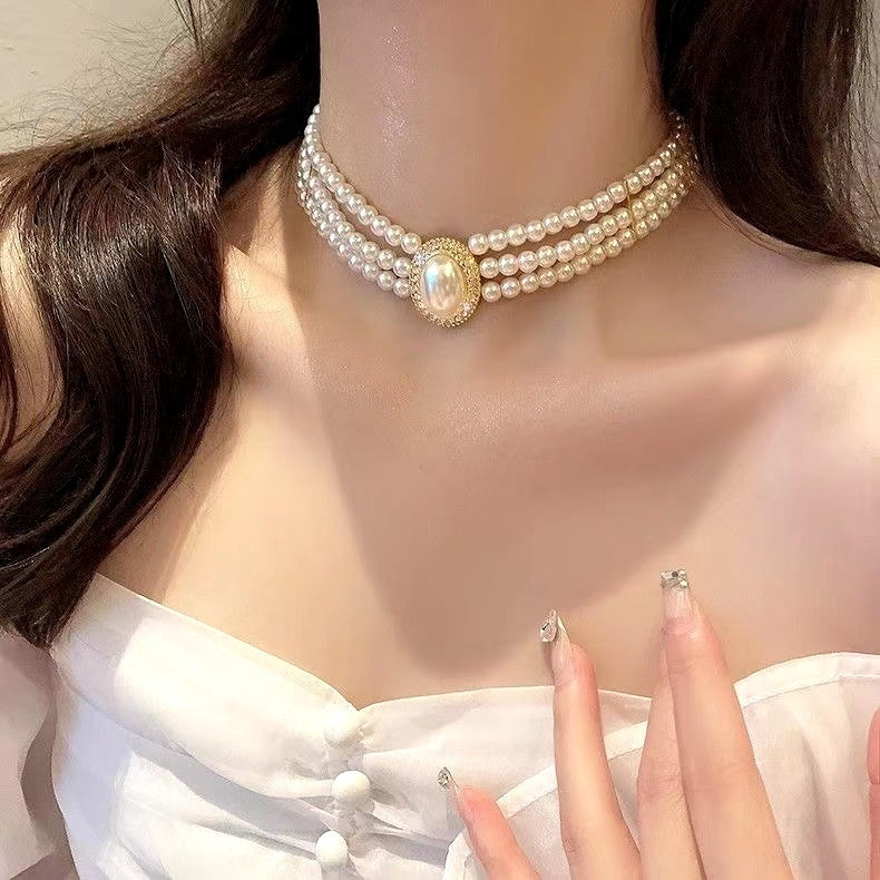 Aoaome Irregular Pearl Necklaces