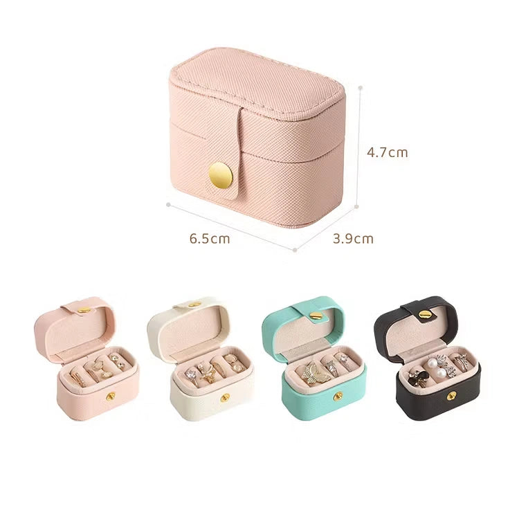 Aoaome Leather Earring Ring Storage Boxs