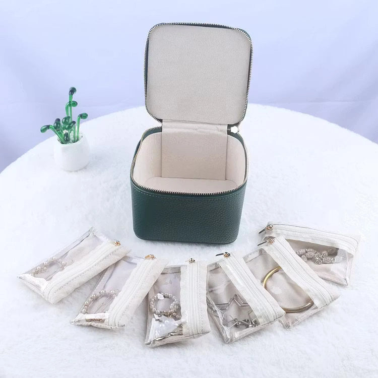 Aoaome Leather Jewelry Portable Packaging Boxes