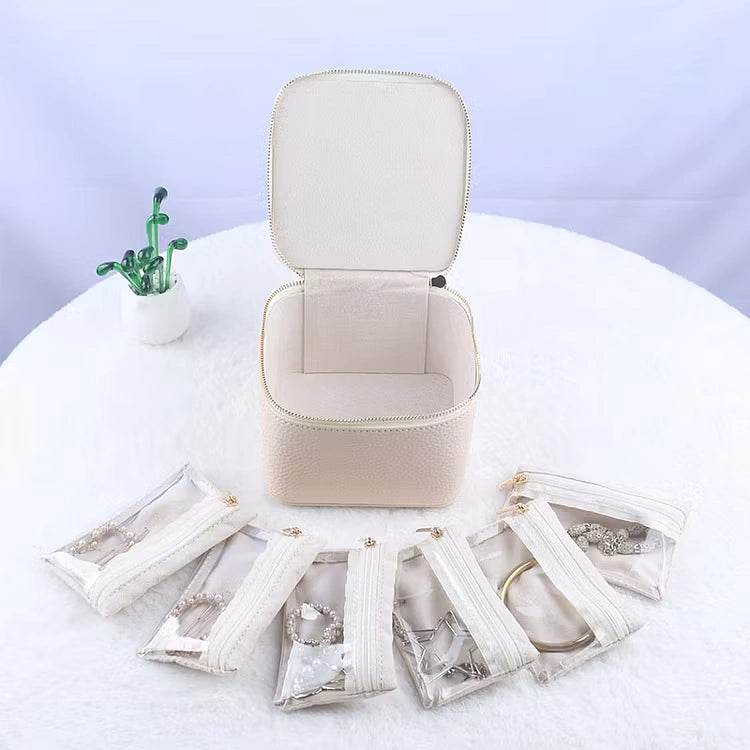Aoaome Leather Jewelry Portable Packaging Boxes