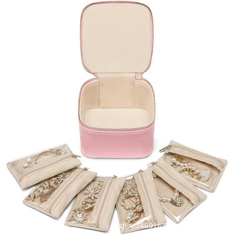 Aoaome Leather Jewelry Portable Packaging Boxes
