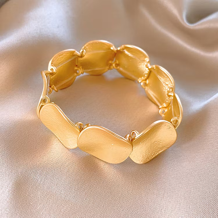 Aoaome Metal Wind Circular Elastic Bracelets