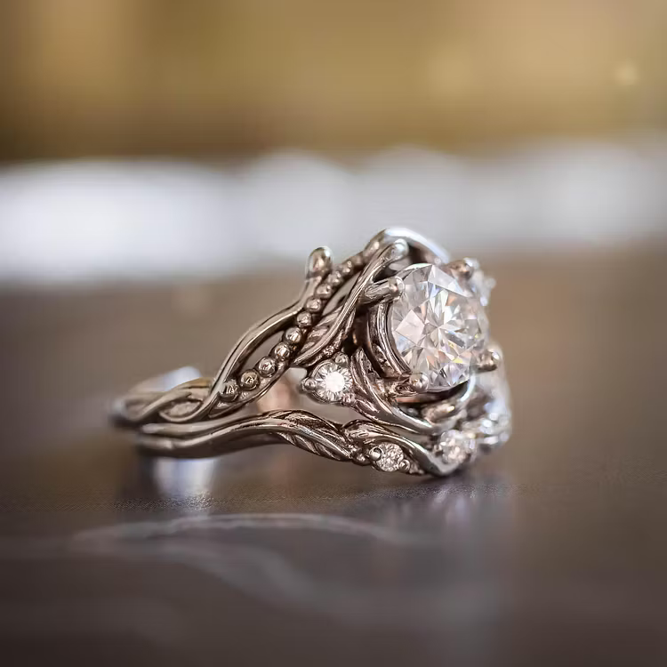 Aoaome Nature Inspired Engagement Rings