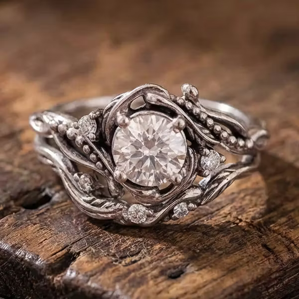 Aoaome Nature Inspired Engagement Rings