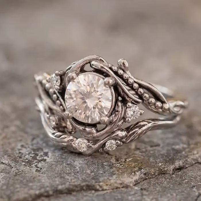 Aoaome Nature Inspired Engagement Rings