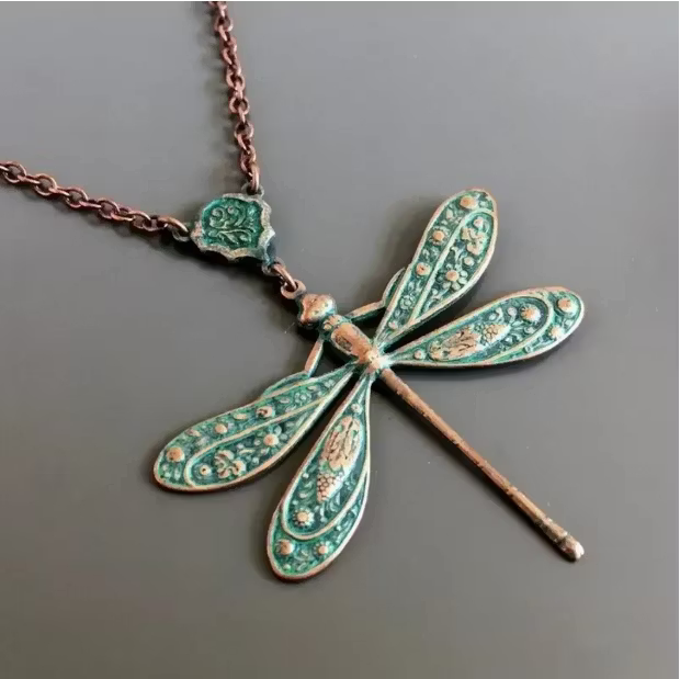 Aoaome Retro Bohemian Style Dragonfly Necklaces